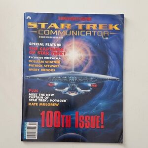 12/1994-1/1995 100th Issue Star Trek Communicator: Official Fan Club Magazine